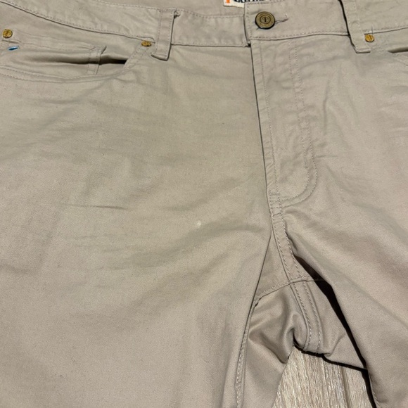 Tailor Vintage Stretch Twill 5 Pocket Summer Beige Pants, 36 x 32 - Picture 12 of 12
